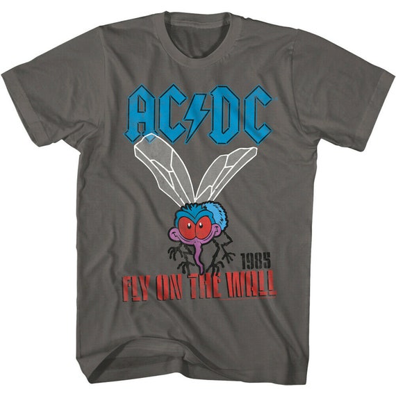 AC/DC T-shirt Fly on the Wall Cover Graphic - Etsy