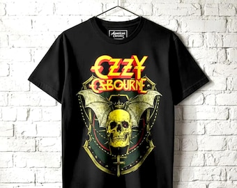 Ozzy Osbourne Skull Bat Wings T-Shirt Vintage Graphic Tee