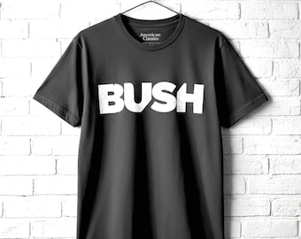 Vintage 90's Bush English Rock Band Black Large T Shirt Bush Band