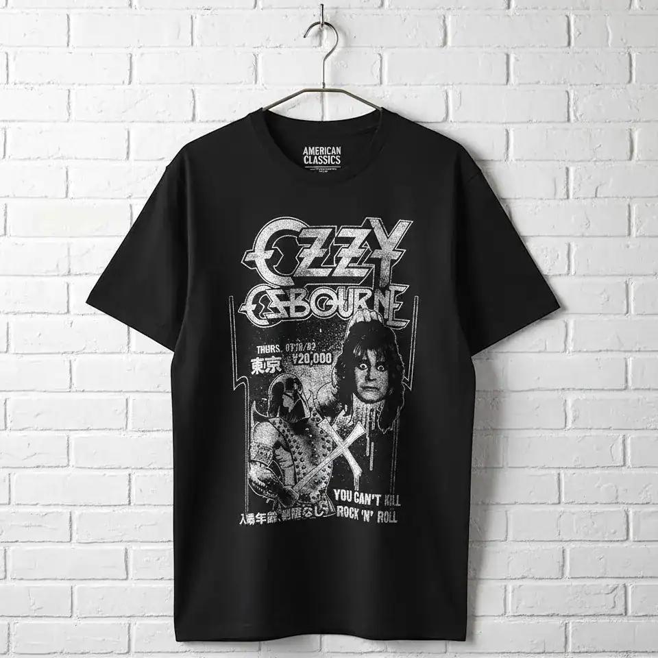 Ozzy Osbourne Executioner Japan 1982 T-shirt You Can't Kill Rock N