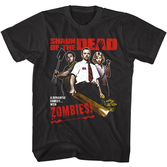 Shaun of the Dead Shirt Zombie Romantic Comedy Simon Pegg Tees - Etsy