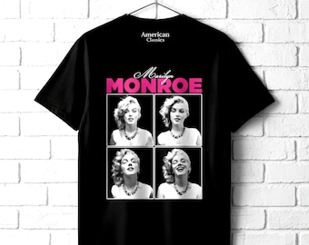 Marilyn Monroe Men’s T Shirt Candid Portrait Old Hollywood Vintage Tees