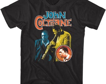 John Coltrane T Shirt, Love Supreme Shirt, Sax Player Shirt for