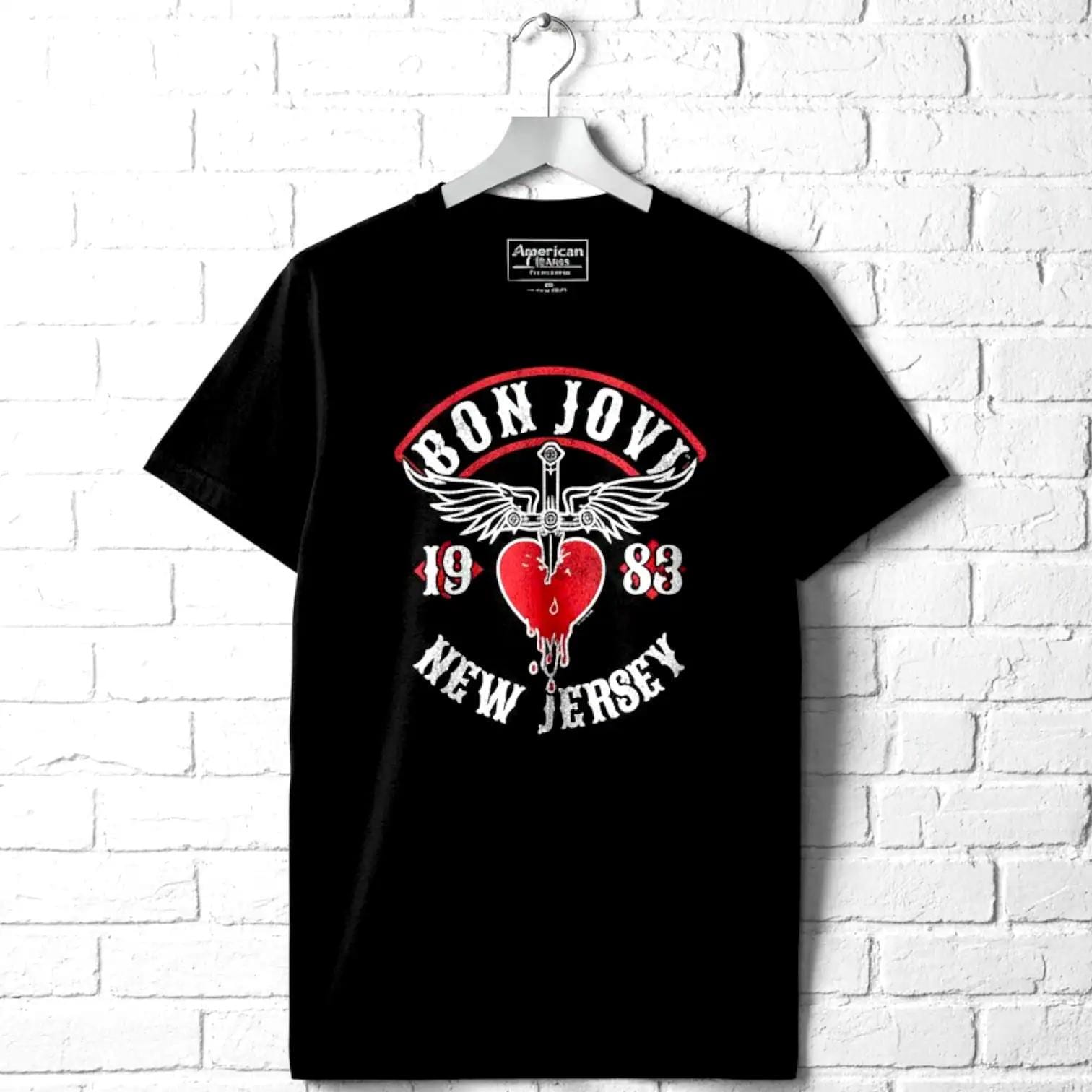 Bon Jovi New Jersey Shirt - Etsy
