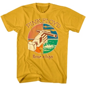 Pink Floyd Men&#39;s T-shirt Have a Cigar Art Graphic Tee Psychedelic Rock Band Concert Tour Merch Vintage Music T-Shirt Gift For Him