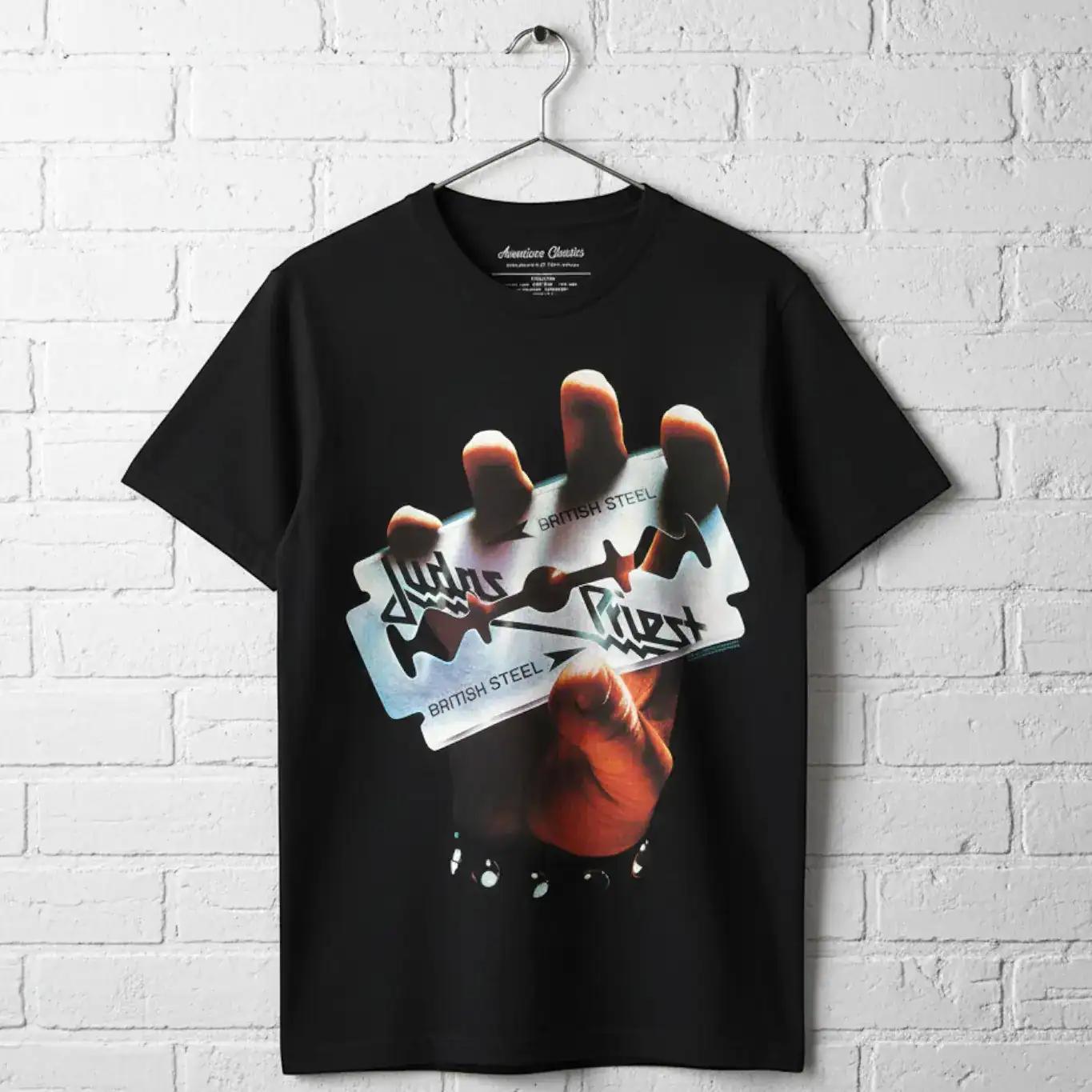 Judas Priest British Steel T-shirt 80's Vintage Heavy Metal Band