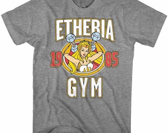 She-Ra 1985 Gym T-Shirt - Vintage Cartoon Graphic Tee
