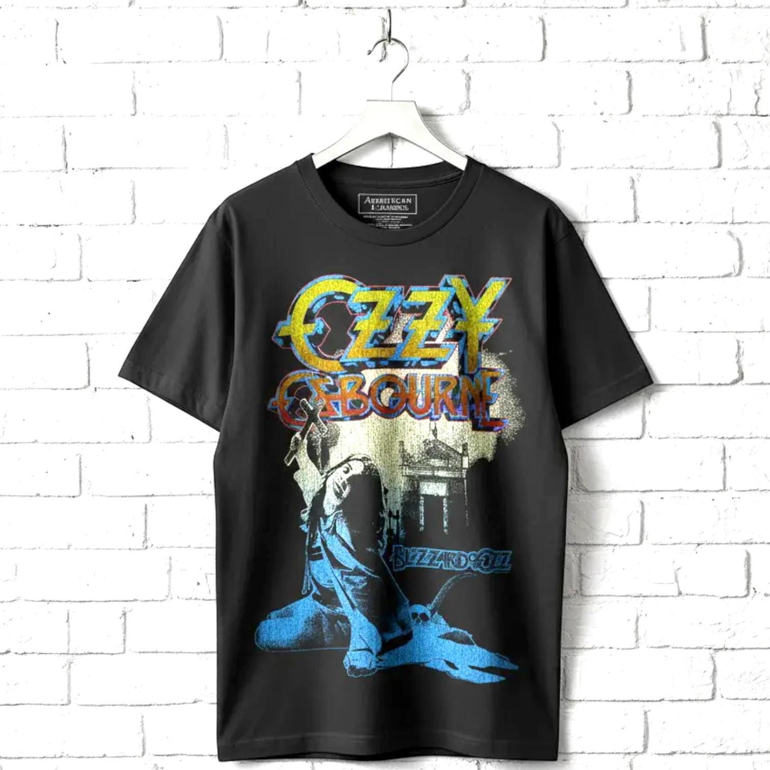 Ozzy Osbourne Blizzard of Oz Cover T-shirt Retro Graphic Tee - Etsy