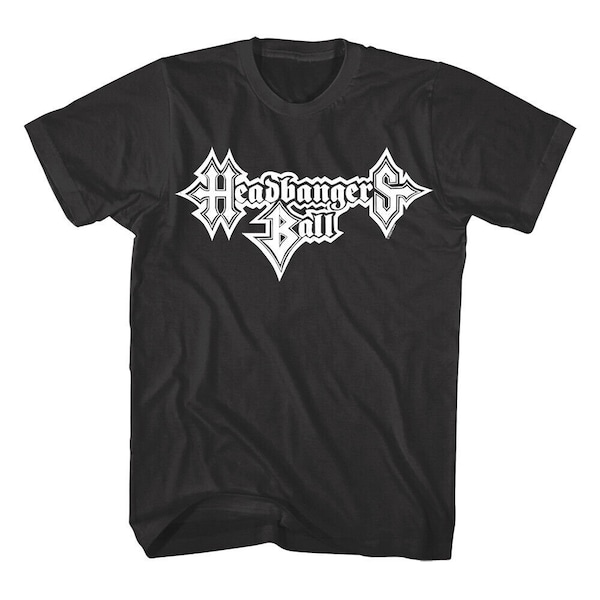 MTV Headbangers Ball Vintage Logo T-shirt MTV Heavy Metal Music Show Shirt Headbangers Ball Concert Tour 80s MTV Music Television Tee