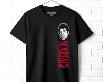 Scarface Shirt Nice Try No Cigar Tony Montana Smoke Face Movie Tees