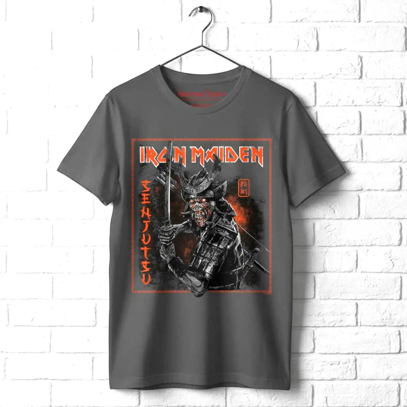 Iron Maiden Senjutsu Eddie Samurai Japanese T-shirt Album Heavy