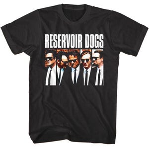 RESERVOIR DOGS T-Shirt Cast of Characters Tarantino Movie Poster Tees