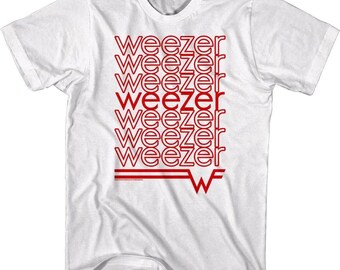 Weezer Band Logo T-shirt: Officially Licensed Alt Rock Graphic Tee