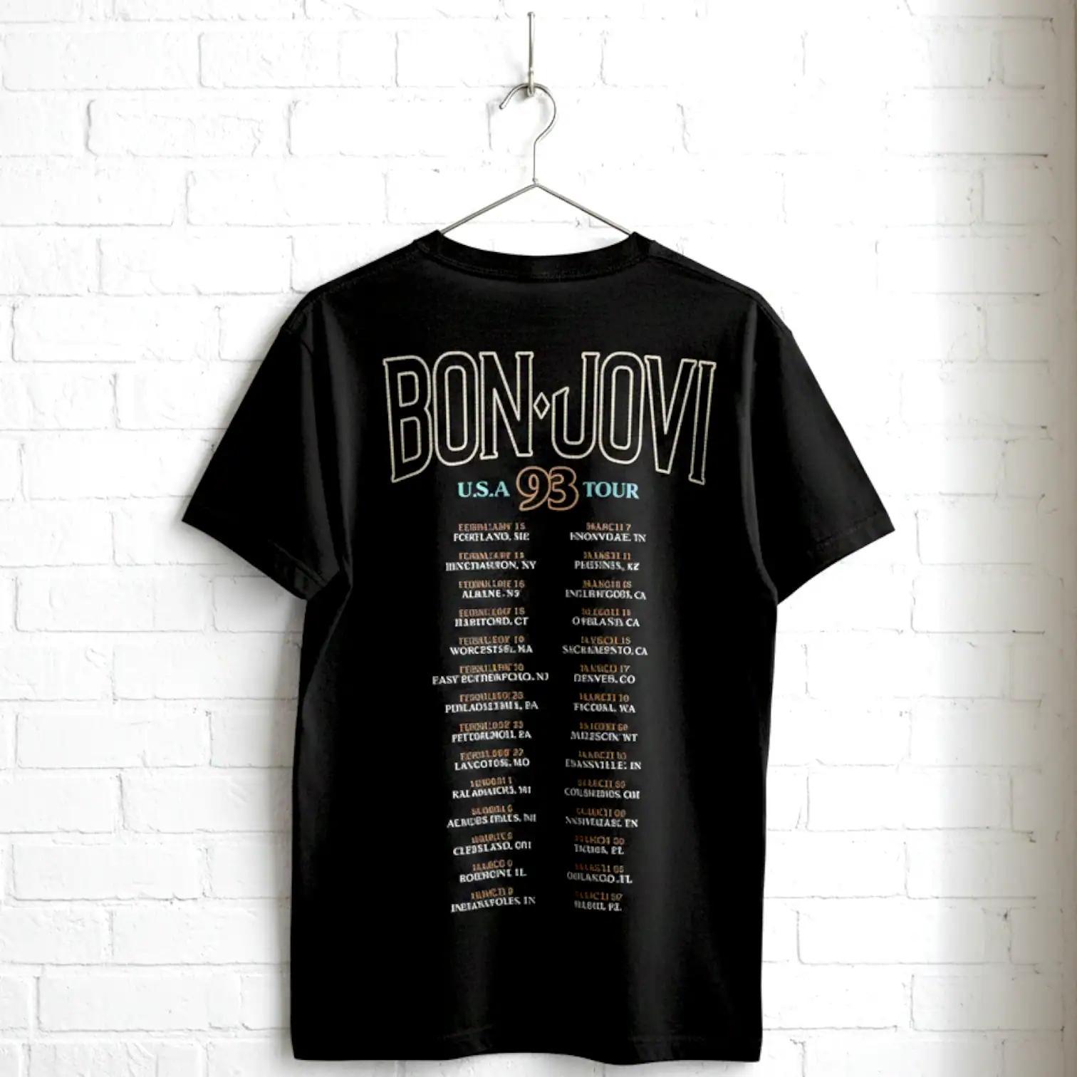 Bon Jovi Keep the Faith 1993 USA Tour Tee - Vintage Rock Band