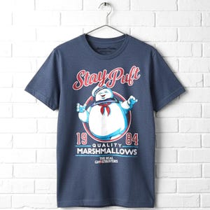 Stay Puft Marshmallow man T-Shirt, Real Ghostbusters 1984 Graphic Tee
