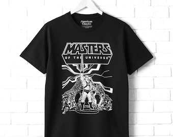 Masters of the Universe Shirt He-Man By the Power of Grayskull Castle Tees