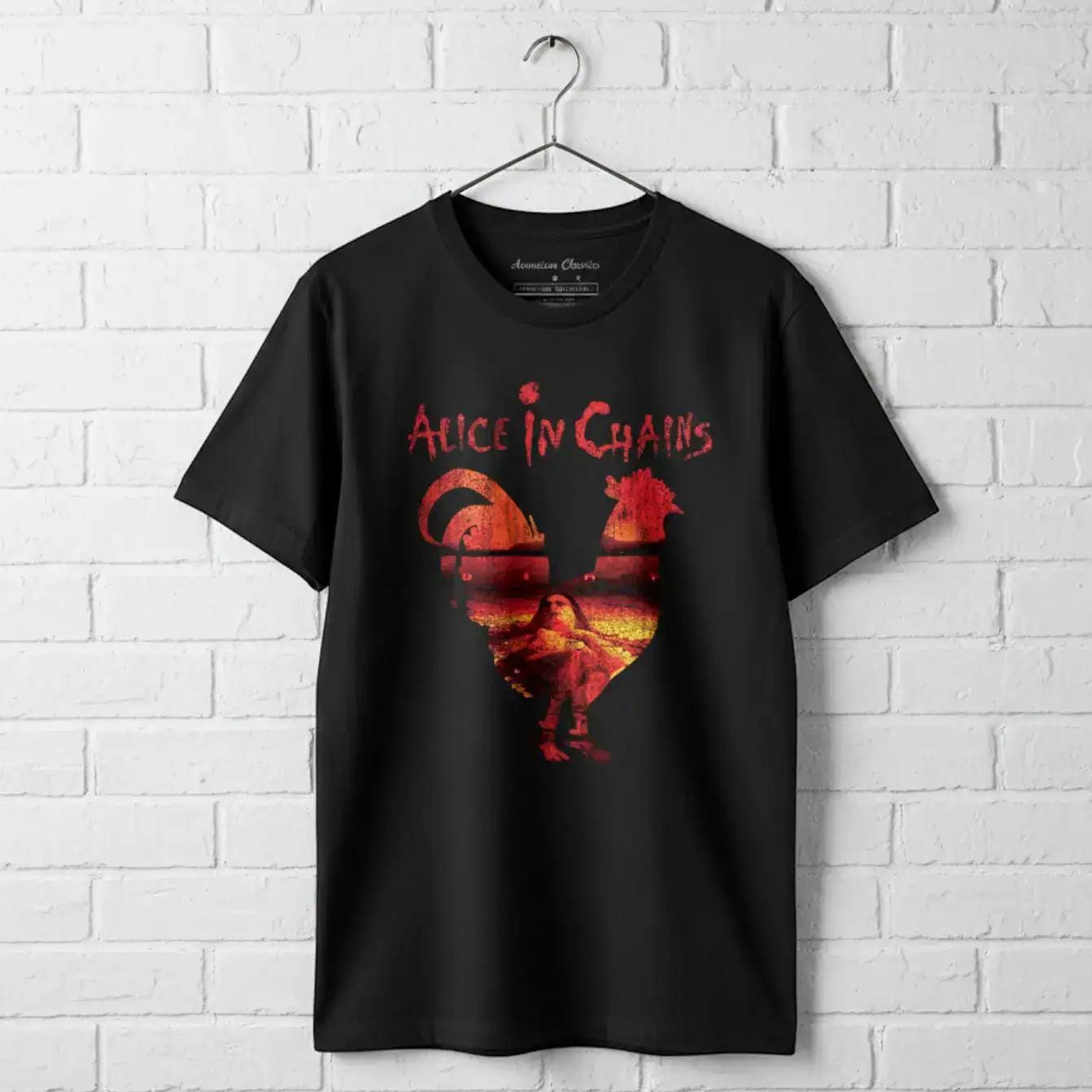 Alice in Chains Rooster Tshirt - Etsy
