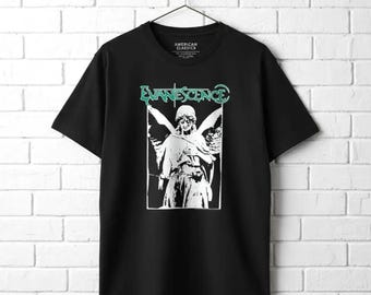 Evanescence EP Weeping Angel T-Shirt Vintage Graphic Metal Tee