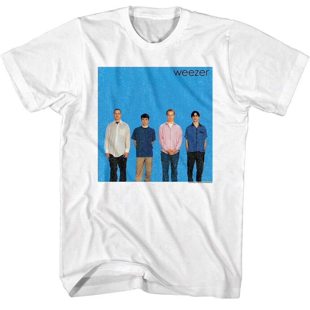 WEEZER T-Shirt Blue Album Cover Big and Tall Shirts - Etsy 日本