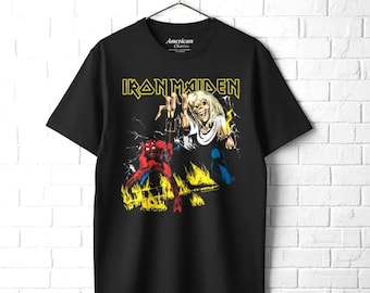Iron Maiden Shirt, Year of the Beast T-shirt, Vintage Rare Faded