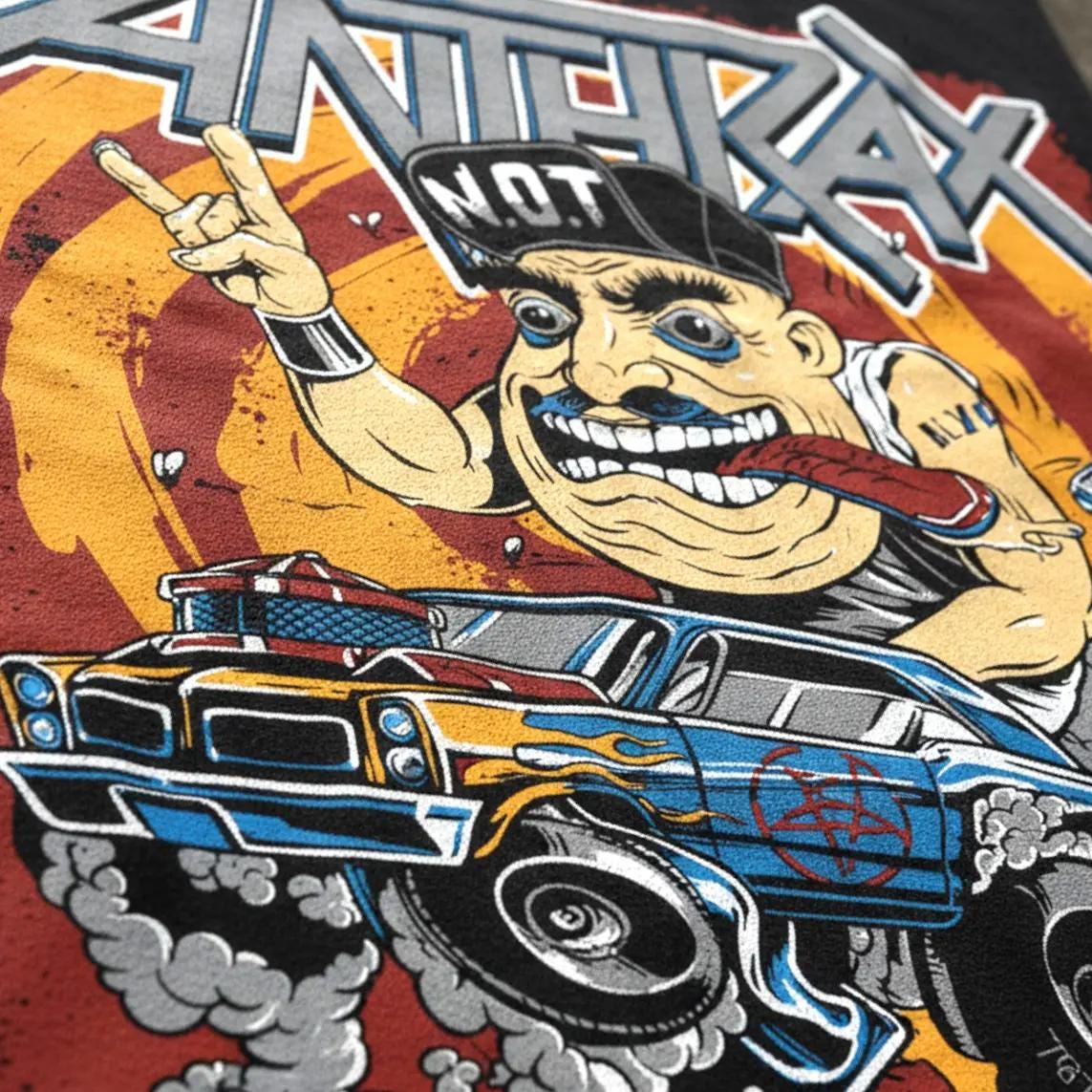 ANTHRAX Band T-SHIRT Not Fink Roadster Heavy Metal Merch - Etsy
