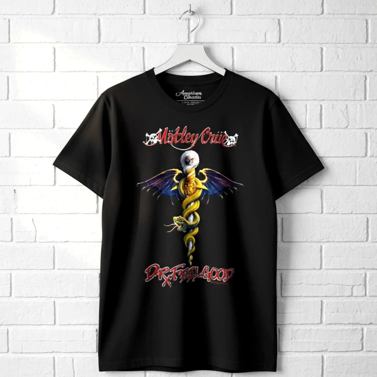 Motley Crue Dr Feelgood T-shirt - Vintage Rock Band Album Tee - Etsy