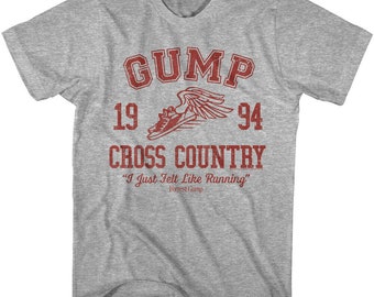 Forrest Gump Men's T-shirt Vintage Cross Country 1994 Forrest Gump Men's T-shirt Vintage Cross Country 1994