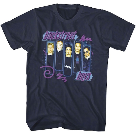 Backstreet Boys T-shirt Black & Blue 90's Pop Music Shirts - Etsy