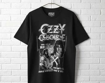 Ozzy Osbourne Executioner Japan 1982 T-shirt You Can't Kill Rock N