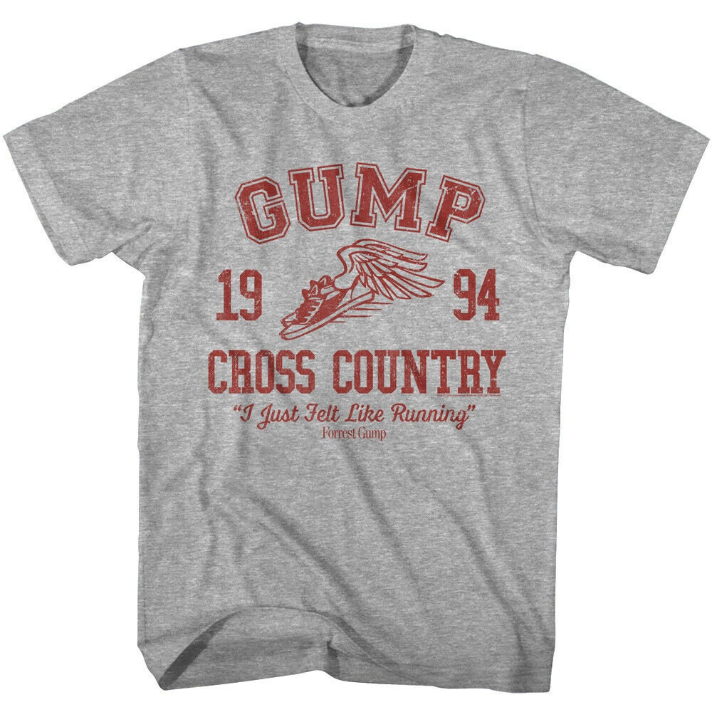 Forrest Gump Men's T-shirt Vintage Cross Country 1994 Distressed