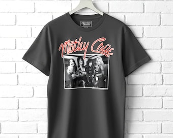 Motley Crue Theatre of Pain World Tour Front & Back Printed Black