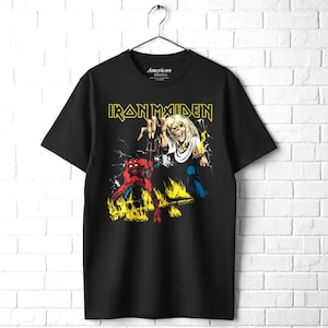 Iron Maiden Shirt, 1983 Number of the Beast T-shirt, Vintage Rare