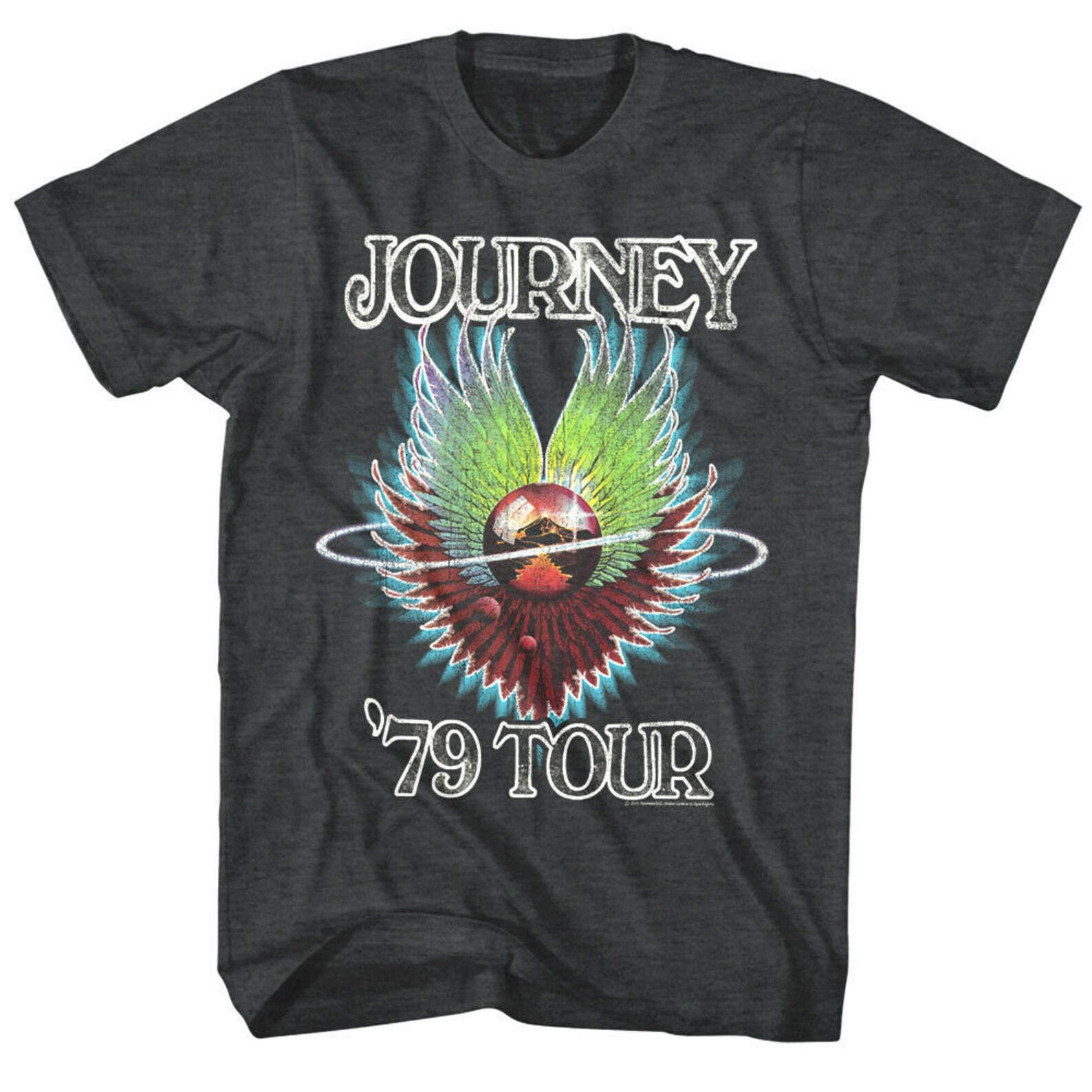 Journey Band Camiseta de Hombre / Evolution Tour 1979 / Camisa Etsy