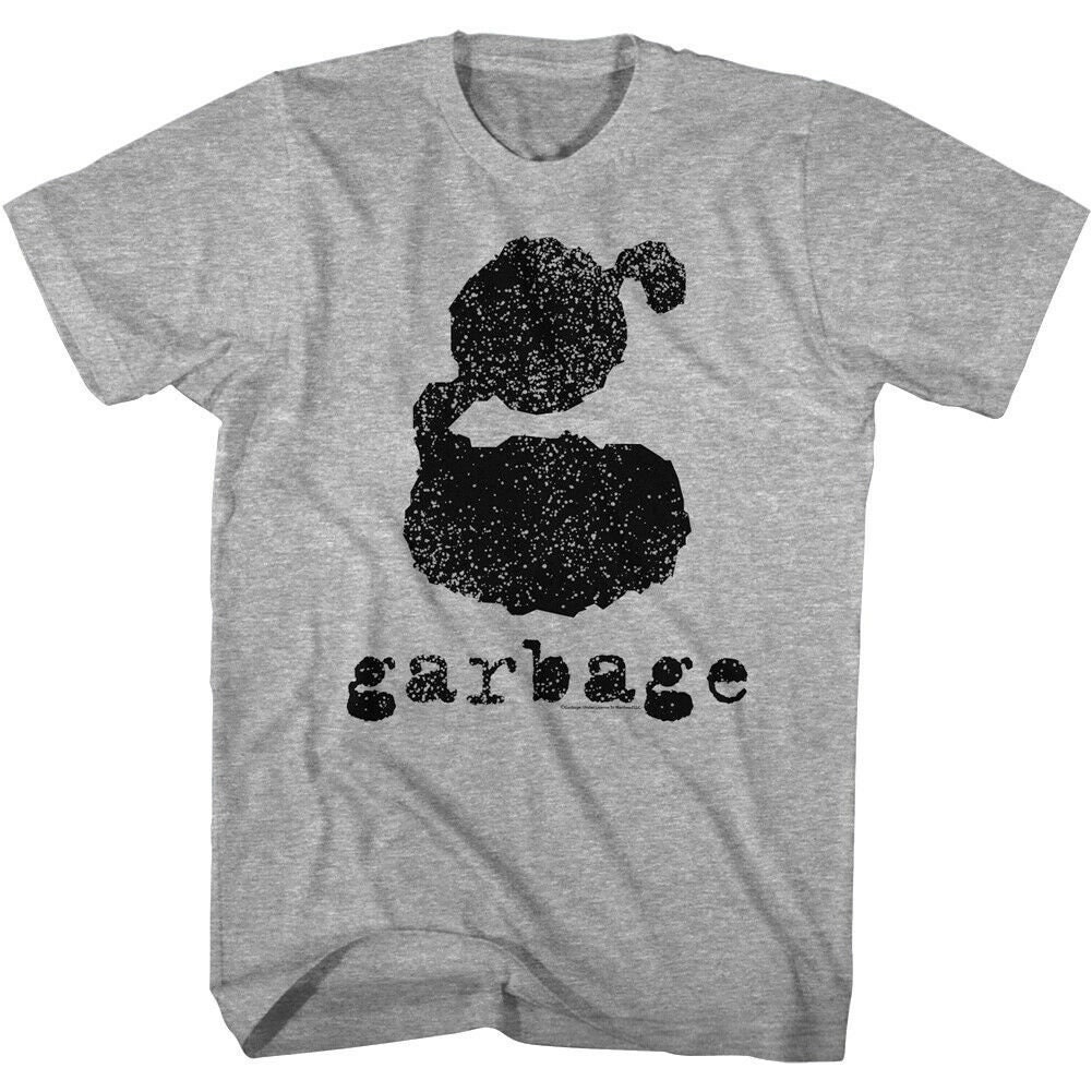 garbage 20 Years Queer Tour 2015 Tシャツ Garbage Band Photo Panels Shirley Manson Men's T Shirt Rock