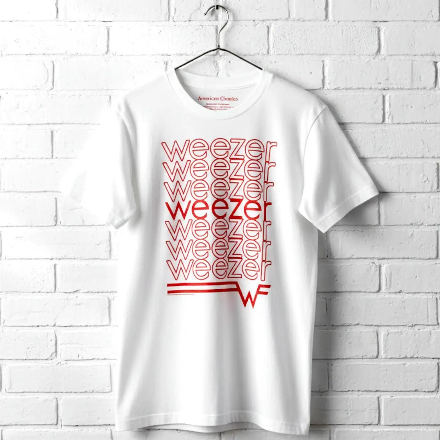 Weezer Band Logo T-shirt: Officially Licensed Alt Rock Graphic Tee