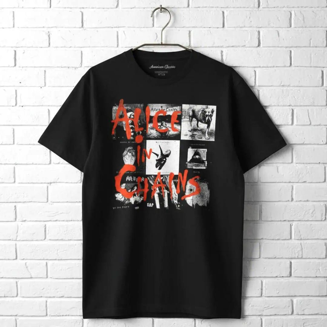 Alice in Chains T-shirt: Vintage Album Covers, Big & Tall Sizes - Etsy