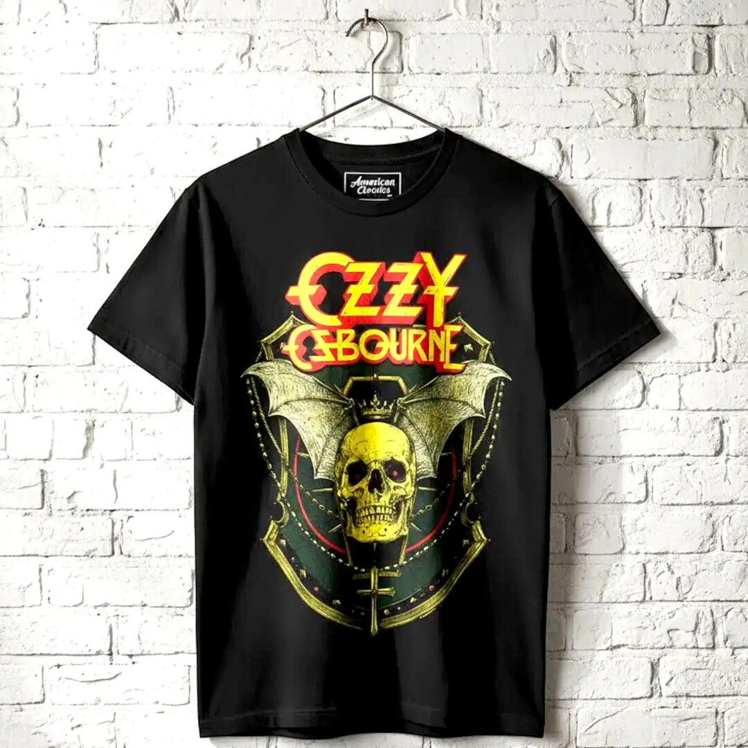 Ozzy Osbourne Skull Bat Wings T-shirt Vintage Graphic Tee - Etsy