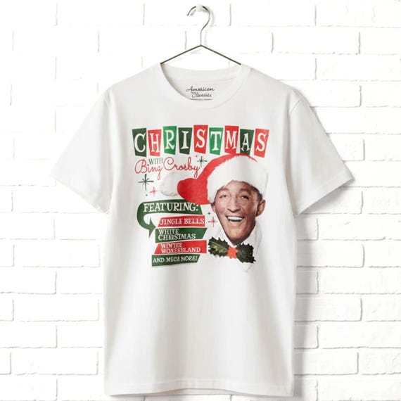 Bing Crosby Christmas T-Shirt: Retro 40s Vintage Style Merch