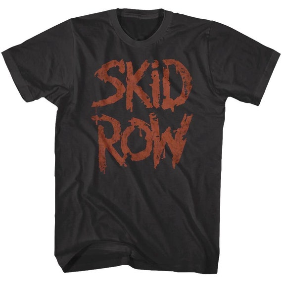Skid Row Band T-shirt Slave to the Grind World Tour 1991 Graphic