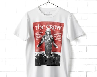 THE CROW T-Shirt Brandon Lee Gothic Fantasy Movie Poster Shirts