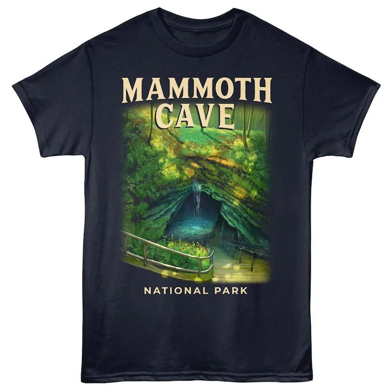 Mammoth Cave Stairs Men's T-Shirt