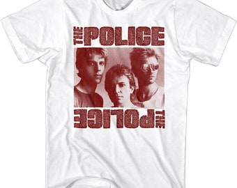 1983 the Police MTV North American Men's Tshirt Size USA Unisex