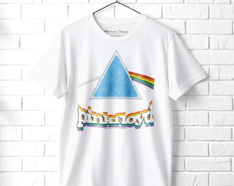 Pink Floyd Dark Side Prism Logo T-Shirt - Officially Licensed Cotton Tee