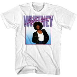 Whitney Houston Men&#39;s T-shirt So Emotional Single Graphic Tee 90s Pop Music Diva Merch Vintage Concert T-shirt