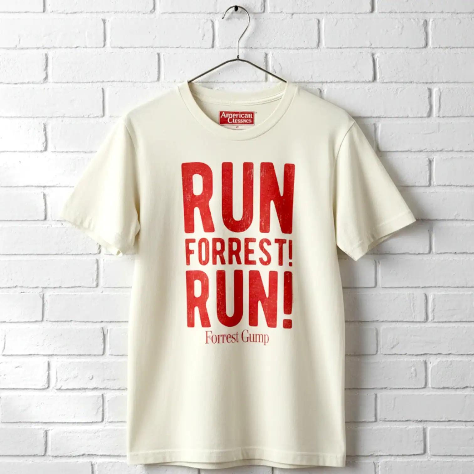 Forrest Gump Shirt: Classic Movie Graphic - Distressed Vintage 