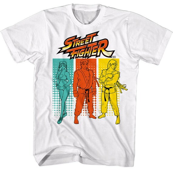 Buy Street Fighter T-shirt Ryu Chun Li Ken Warriors Shirts Online 