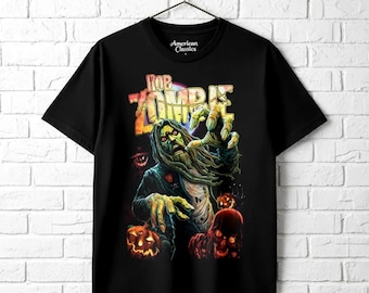 Vintage Rob Zombie Metal Band Black Large T Shirt Rob Zombie Metal