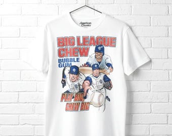 Big League Chew Shirt Baseball Play Big Retro Graphic Tees