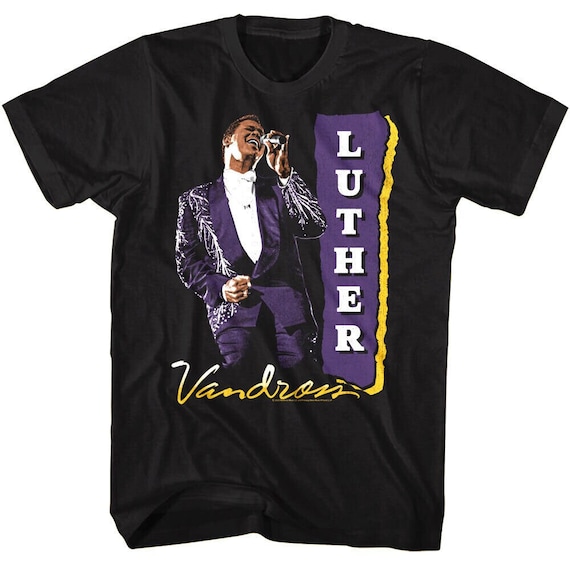 Luther Vandross Shirt R&B Soul Singer Retro Style Tees