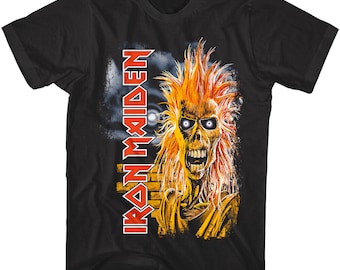 Générique - Générique Iron Maiden Killers T-Shirt Manches Courtes Noir
